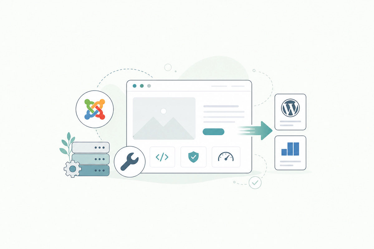 Сайты на Joomla: разработка, поддержка и миграция